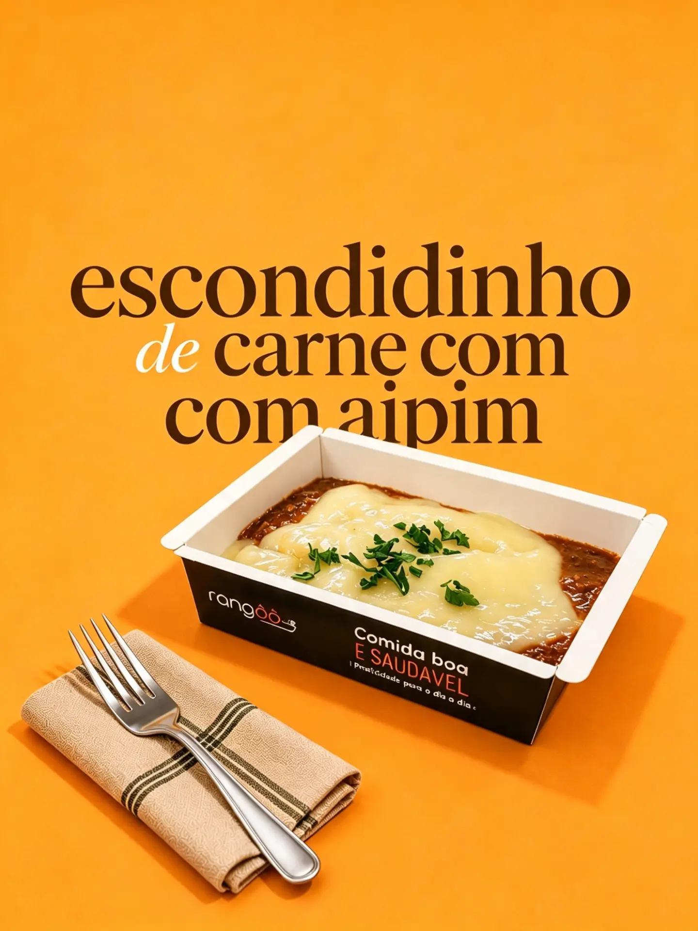 Escondidinho de carne com aipim